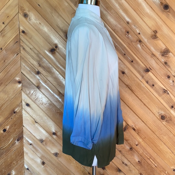 Rachel Comey X Target Dip Dye Button Down Blouse Sz Small  NWT - Picture 5 of 6